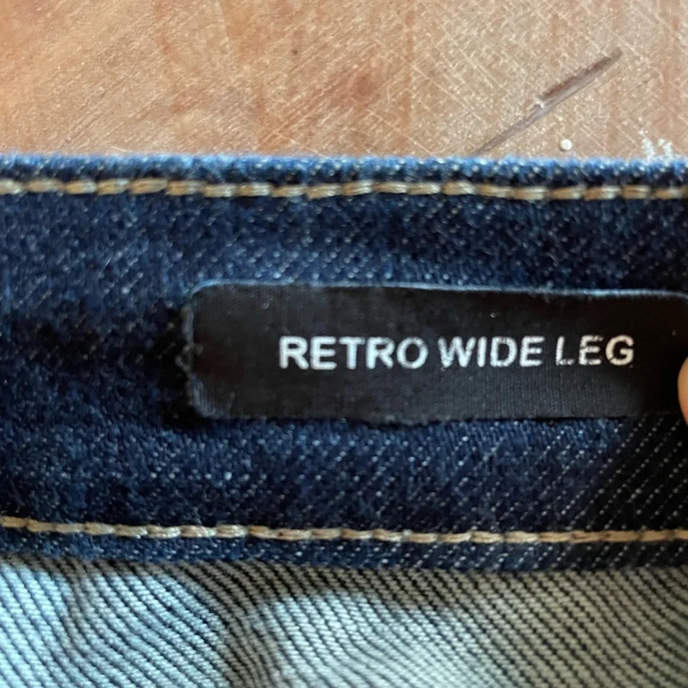 Judy Blue Dark Blue Retro Wide-Leg Jeans